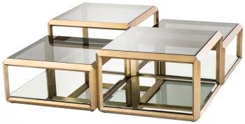 Журнальные столики Callum 75X75X48 / 75X75X36 / 75X75X48 / 75X75X36 CM