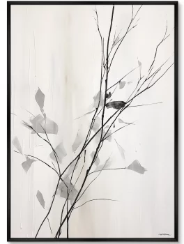 Репродукция на холсте Branches in the autumn 75X105 CM