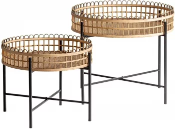 Набор столиков Travnik 64X64X53 / 55X55X42 CM