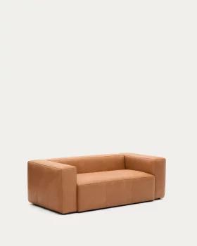 Двухместный кожаный диван Blok 210 CM