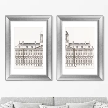Диптих The City Hall in Amsterdam 51X71 / 51X71 CM