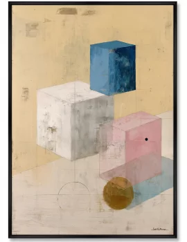 Постер на холсте Geometric Billiards 75X105 CM