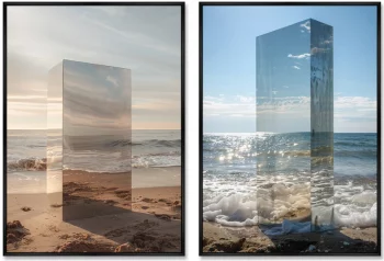Набор из двух постеров на холсте Summer Solstice 75X105 / 75X105 CM