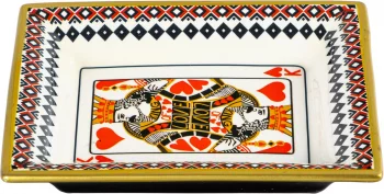 Блюдо декоративное Poker 19X16X4 CM