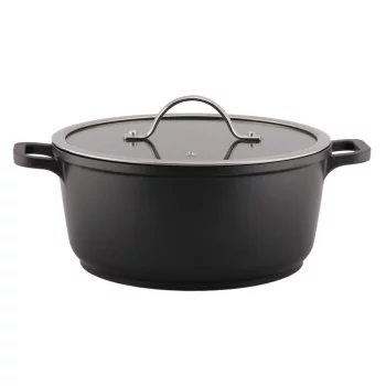 Кастрюля  4,4 л, 25*11,4 см с крышкой New Kitchen Standard алюм. с антиприг. покрытием ИНДУКЦИЯ P.L.
