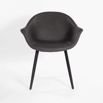 Стул Бордо темно-серый из экокожи 67X61X79 CM