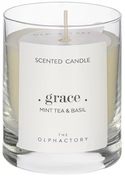 Свеча ароматическая The Olphactory Grace Mint and basil 40 часов горения