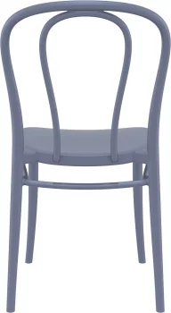 Стул пластиковый Victor 42X55X58 CM серый