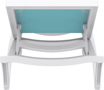 Шезлонг-лежак Pacific 193X68X35 CM бирюзовый