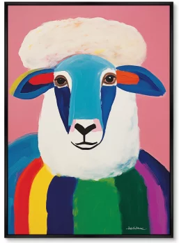 Набор из двух постеров на холсте Sheep couple 75X105 / 75X105 CM