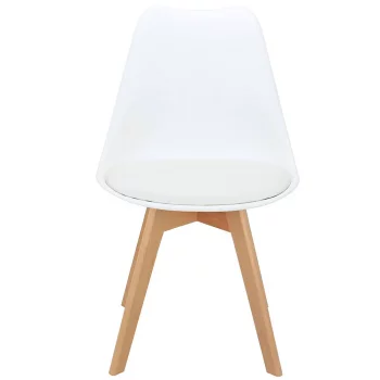 Комплект из 4 стульев Eames Bon белый 196X54X84 CM