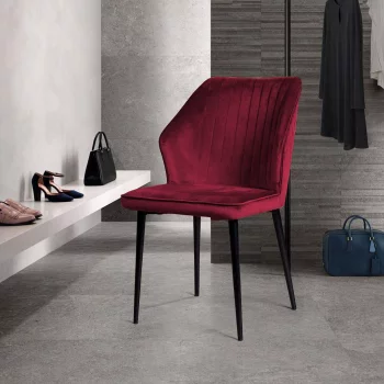 Стул Berg 51X62X84 CM винно-красный