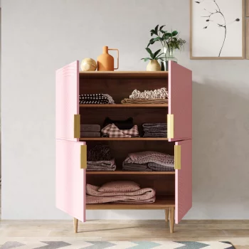 Комод Line 100X45X120 CM pink