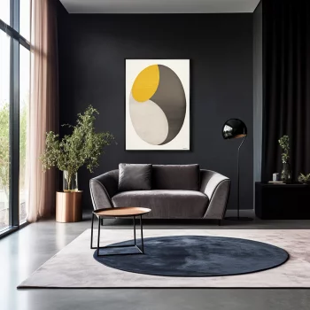 Постер на холсте The geometric Penguin 75X105 CM