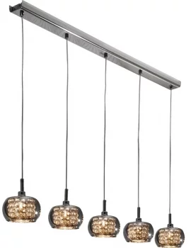 Линейный подвес с плафонами Arian LED 50X50X85 CM