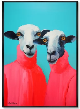 Постер на холсте A look into the soul 75X105 CM