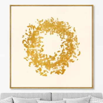 Постер на холсте Autumn leaf fall 105X105 CM