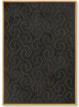 Постер на холсте The Line ornament 75X105 CM