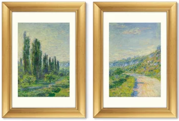 Диптих La route de Vétheuil 51X71 / 51X71 CM
