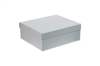 Подарочная коробка My Warm Box серебристая 41X35X15.3 CM