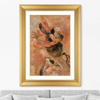 Постер Woman's Head with Red Hat 61X81 CM