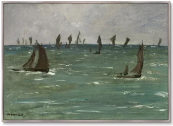 Постер Boats at Berck-sur-Mer 105X75 CM