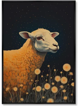 Постер на холсте Date under the stars 75X105 CM
