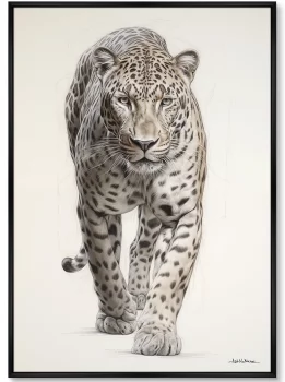 Набор из двух постеров на холсте Leopards 75X105 / 75X105 CM