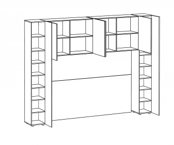 Композиция Modus 46 307X40X233 CM