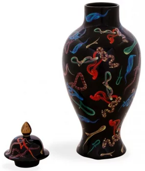 Фарфоровая ваза Snakes Toiletpaper Vase 20X20X47 CM