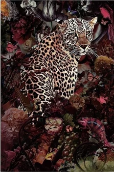 Постер на стекле Leopardo 80X120 CM
