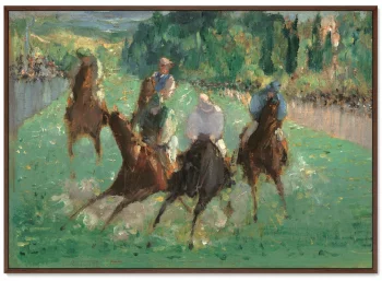Постер At the Races 105X75 CM