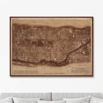 Постер New York City 105X75 CM