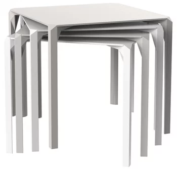 Пластиковый стол Quartz 79X79X73 CM