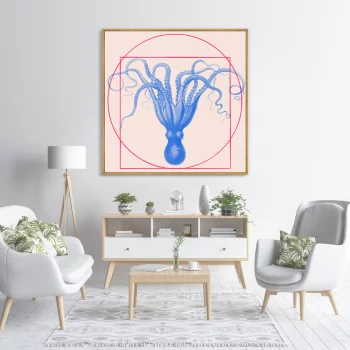 Постер на холсте Cycle of life 105X105 CM