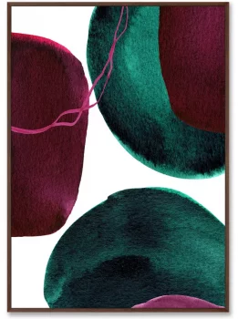 Постер на холсте Forms and colors 75X105 CM