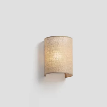 Вертикальное круглое бра из джута Otton R 20X15X12 CM
