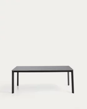 Стол Anafi из спеченного камня и графитового алюминия 180X90X75 CM