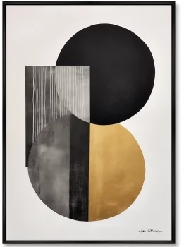 Набор из двух постеров на холсте Rounded curves 75X105 / 75X105 CM
