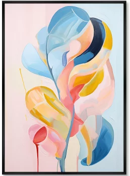 Набор из двух постеров на холсте Flower lollipops 75X105 / 75X105 CM