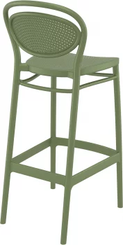Пластиковый барный стул Marcel Bar 45X52X106 CM зелёный