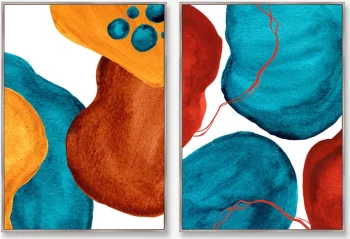 Диптих Forms and colors composition No37 75X105 / 75X105 CM