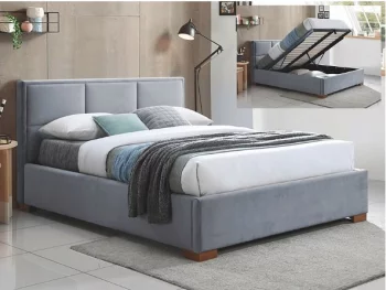 Кровать SIGNAL MAISON Velvet Bluvel 14 160/200 (серый/дуб)