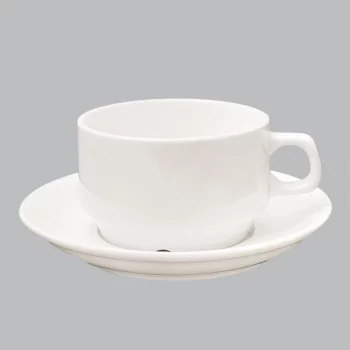 Чайная пара 180 мл белая фарфор Stackable P.L. Proff Cuisine [6]