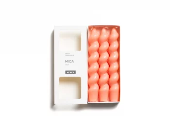Набор свечей Mica розовый 19,5X8X2,2 CM