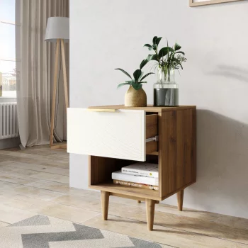 Тумбочка прикроватная Line 40X35X50 CM beige