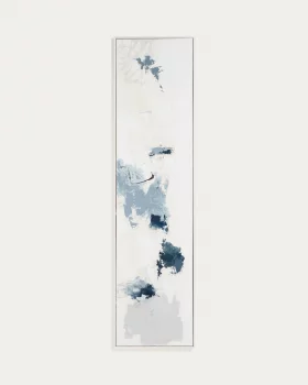 Абстрактная картина в серо-голубых тонах Erale 47X182 CM