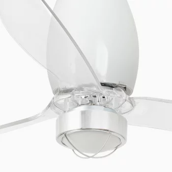 Потолочный вентилятор Eterfan LED белый/прозрачный 128 CM