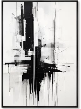 Постер на холсте The weightless city 75X105 CM