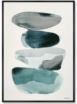 Композиция из двух репродукций картин на холсте Balance 75X105 / 75X105 CM